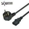 SIPU high speed eu power cable wholesale european plug 3pin Volex AC Power Cord Cable for computer 3