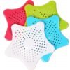 Drain Hair Catcher Sink Filter Star Shaped Bath Shower Drain Plug Hole Cover Traps Kitchen Sink Strainer 3