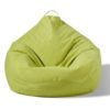 Wholesale High Back Support Lemon Green Beanbag Sofa 3