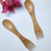 Eco-friendly wooden camping spork wholesale bamboo spork 3