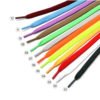 10mm Flat Polyester Stock Shoe Laces 30 Colours , 100cm 40INCH Bulk Shoelaces For Football Trainer Sneakers Shoes 3