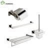 4 pcs Stainless Steel Bath sanitary Hardware Sets Bathroom Accessories 3