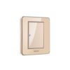 BIHU led wall 1 gang 2 way switch plate for home 3