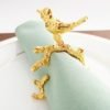 hot selling gold bird napkin rings for restaurant and hotel 3