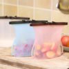 Z7 New 2019 Trending Product Silicone Kitchen Bag, Silicone Food Storage Bag Reusable 3
