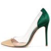 2019 latest design color fashion women hing heel pumps shoes 3
