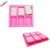 6 Cavity 100g Handmade Rectangle silicone soap mold for homemade 3