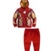 Wholesale boys clothing kids wears hooded sweater sets Super hero cartoon Multiple design print child costume for 3-8 year old 3