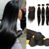 Wholesale Brazilian Hair Bundles And Closure Cuticle Aligned Hair Raw Virgin Hair Extension Vendors 3