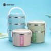 Food Packaging Thermos Lunch Box Stainless Steel Kids Bento Box With Microwave Interlayer High-Capacity Food Containers Picnic 3