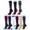 CS01 Compression Running Socks Knee High Compression Socks For Men And Women Customized Sport Stocking Socks 3