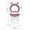 Alibaba Best Sellers Silicone Soother Baby Pacifier Fruit Feeder 3