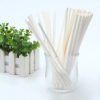 ISO22000 Factory Direct Supply FDA LFGB EC FDA 100 200 300-Pack Durable Plain White Paper Straw 3