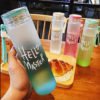 2020 Hot Selling 500ml Water Bottles Cups Bpa Free Plastic Lid Promotional Drinking Glass Water Bottles 3