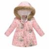 2019 Winter children's down jacket suit boys and girls thickening sports down cotton padded two-piece jacket pants 3