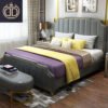 bedroom furniture modern adult leather single bed designs with storage 3