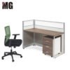 Modern aluminum office desk modern office partners desk 3