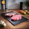 Non stick meat defrost magic thawing board fast frozen food thaw plate defrosting tray 3
