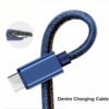 Free Sample 2020 newly factory wholesale high quality 2.4A fast charging speed usb cowboy data type-c cable for iphone samsung 3