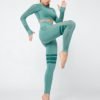 Ptsports wholesale women yoga wear seamless sportswear yoga set seamless custom activewear manufacturers 3