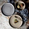 Bistro Ceramic Tableware Grey Crockery Nordic Plate 3