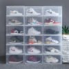 TL5689 plastic shoe drop front box display case 3