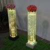 Interior wedding decoration pillars bubble tubes sensory led floor lamps water bubble lamp 3