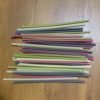 Mix Color Sugarcane Bagasse straws Eco-Friendly new Rice straw Edible Rice Drinking Straws 3