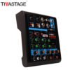 Tiwa 4 channel audio mixer professional 3