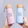 Zogift double wall stainless steel 500 ml vacuum insulated drink bottle with bamboo lid 3