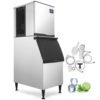 Commercial Ice Maker 250 KG(550 LBS) per day with 140 KG Storage Ice Cube Maker for Bar Home Supermarkets Restaurant 3