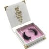 3D real mink eye lashes vendor wholesale cruelty free false eyelashes with custom eyelash packaging box 3