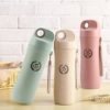 420ml Portable Leakproof Eco Friendly Healthy Biodegradable Wheat Straw Drinking Water Bottle 3