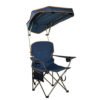 Wholesale Oxford Cloth Lightweight Plastic Fishing Chair Printed Material Folding Lawn Camping Arm Beach Chair with Canopy 3