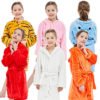 MICHLEY Hotsell Customize Girls Sleep Animal Baby Hooded Robe 3