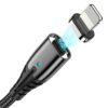 JOYROOM upgrade nylon LED 2.4A magnetic charging usb data cable charger with plug 3