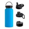 BPA free wide mouth double wall vacuum insulated 18/8 stainless steel travel drinking sports water bottle 3