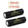 OYE New Original High Capacity 18650 3500mah Lithium ion Battery for Flashlight 3
