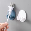 2019 New Fashish Electrical Cord Kitchen Bathroom Accessories Toothbrush Holder Adhesive ABS Cellphone Power Plug Socket Holder 3