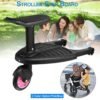 Glider Board Pedal Adapter Auxiliary Trailer Organizer Twins Kids Standing Plate Sitting baby stroller spare parts accessories 3