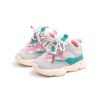 Hot selling soft rubber lace up girl children sports shoes kids girl 3