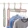 9 in 1 Plastic Closet Space Saving Folding Home Storage Racks Travel Magic Creative Clothes Hanger 3
