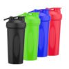 Wholesale 20 Ounce Custom Logo Color BPA Free Plastic Fitness Gym Shakers Protein Shaker 3