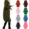 2019 Plus Size Thick Hoodie Pocket 13 Colors Ladies Winter Sweatershirt Coats 3