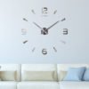 modern design home decor 3D DIY wall sticker clock for living room 3