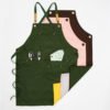 Flower gardening design work apron and Double sided color apron 3