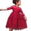 Bear Leader Baby Girl Autumn Children's Lace Solid Party Kids Princess Dress 3