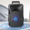 GAS-Q8 Trolley bluetooth speaker karaoke subwoofer portable bluetooth speaker with wireless mic home theater speaker system 3