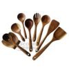 wooden cooking kitchen accessories set teak wood cooking utensil set 3