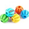 Rubber Pet Cleaning Balls Toys Ball Chew Toys Tooth Cleaning Balls Food Dog Toy Made in China 3